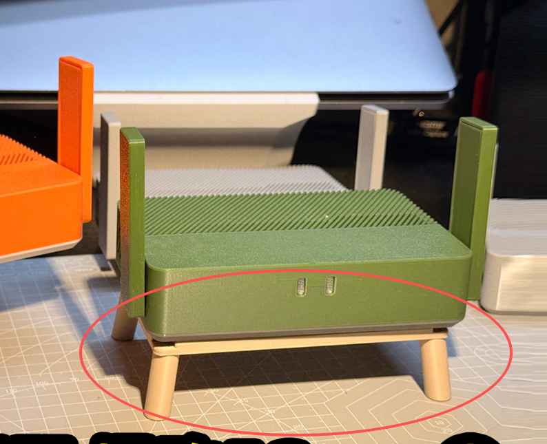 Miniatura 8 do modelo 3D 京东云亚瑟路由器外壳改造套件及5G模组/华为5G通讯壳改装套件