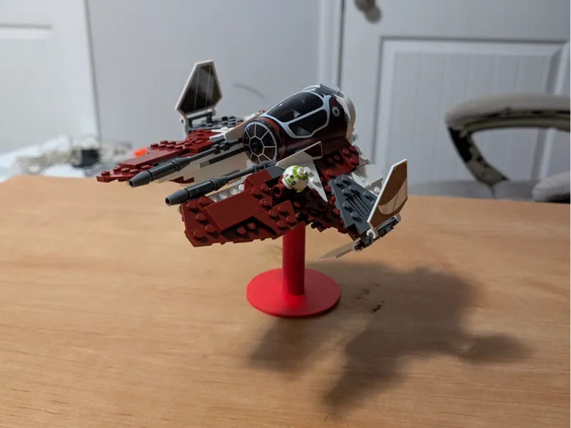 Brick Jedi interceptor stand
