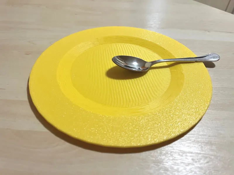 Flacher eleganter Teller 21 cm