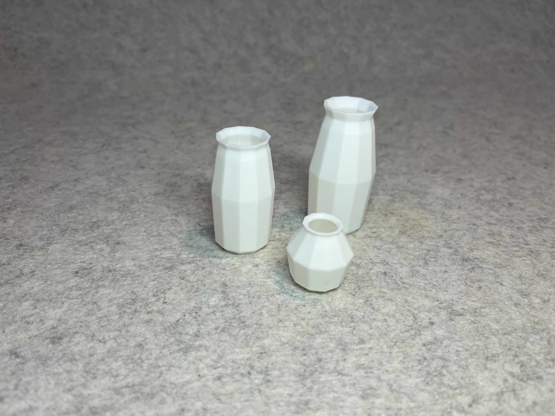Dollhouse vase set miniature house