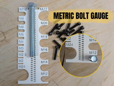 Metric Bolt Gauge