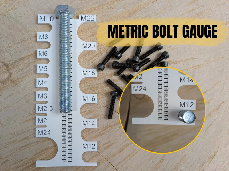 Metric Bolt Gauge