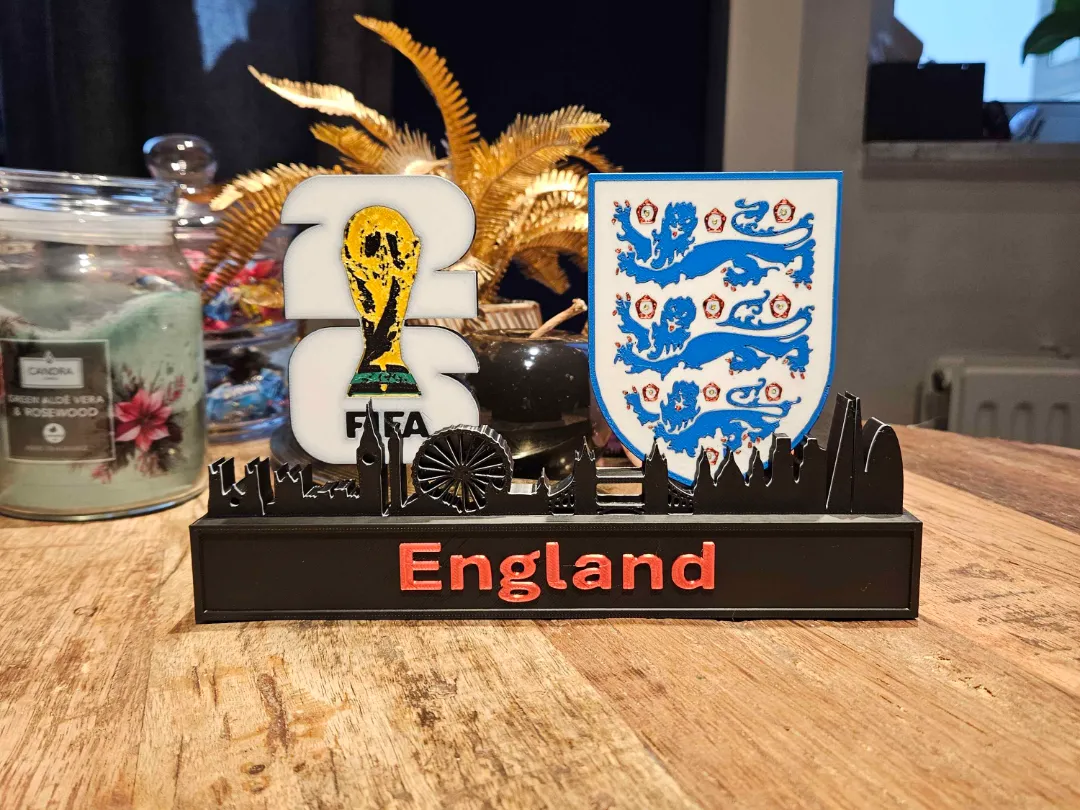 Fifa Display Design FIFA - World cup 26 England display - Free 3D Print Model - MakerWorld