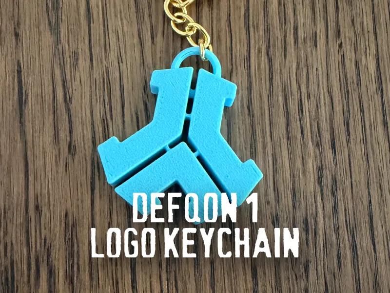 DEFQON 1 Logo Keychain