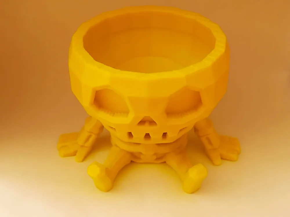 skeleton figure bowl candies - Free 3D Print Model - MakerWorld