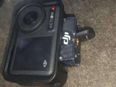 DJI Magnetic Quick Release for Action3/4/5/6 with 1/4 inch interface, enabling quick release freedom