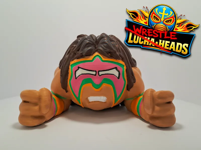 Wrestle-Heads Ultimate Warrior Desk Buddy