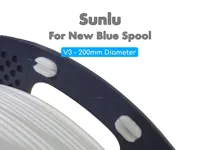 Sunlu v3 200mm Blue Spool - Tight Fit v1 - 10 Pieces