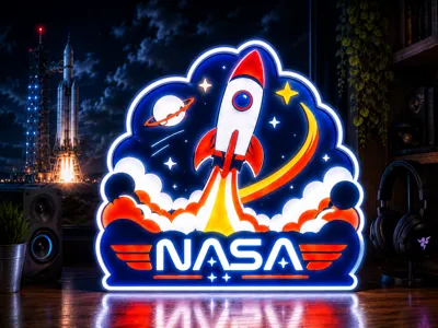 Galactic Launch NASA Lightbox