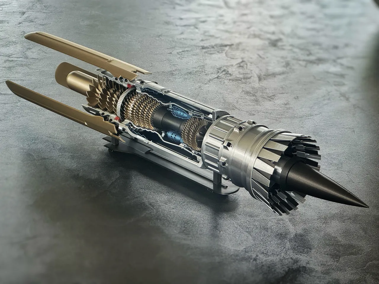 Anakin Skywalker PodRacer Engine - Section Cutout view 3