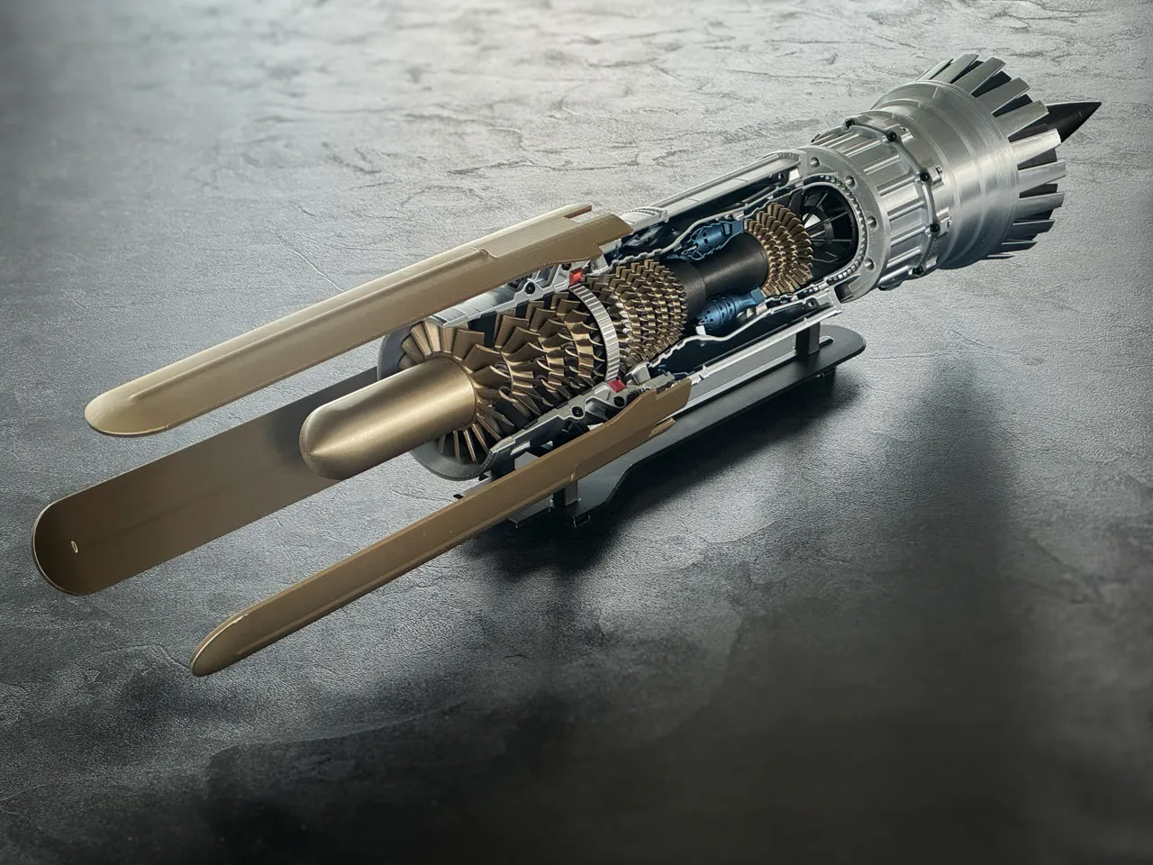 Anakin Skywalker PodRacer Engine - Section Cutout view 2