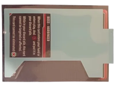 Unstoppable card game - Boss threat insert