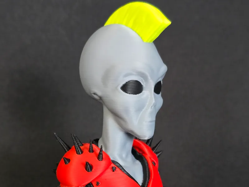 Legion of Doom Inspired Grey Alien Bust