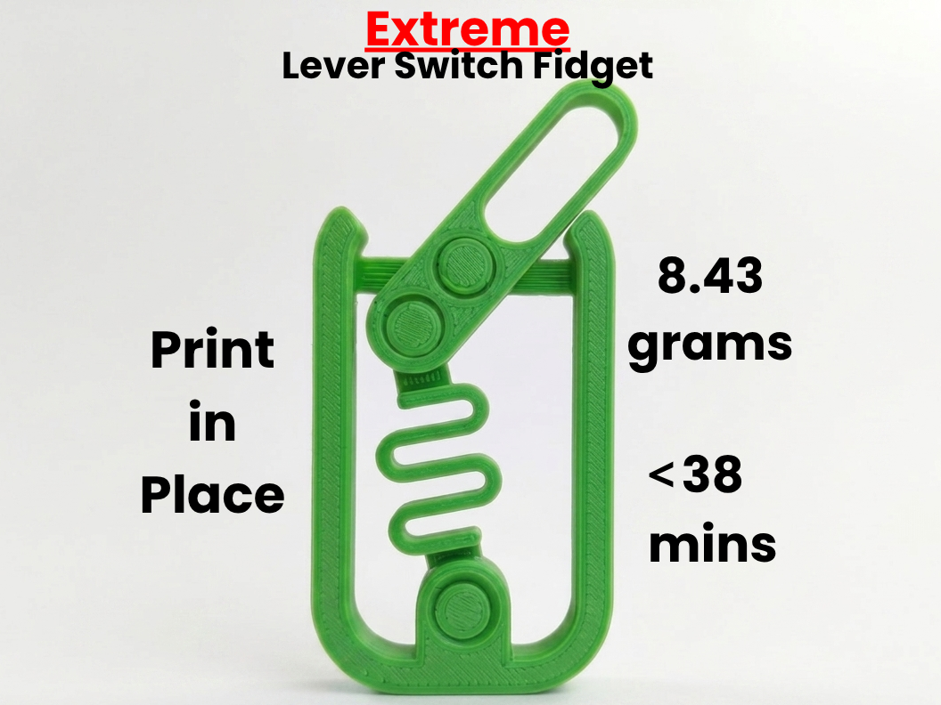 Lever Fidget Lever Swich-Print in place-Fedget Toy