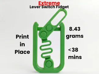 Lever Fidget Lever Swich-Print in place-Fedget Toy