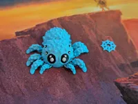 Small colorized spider (AMS) - Scaled down to about 34%