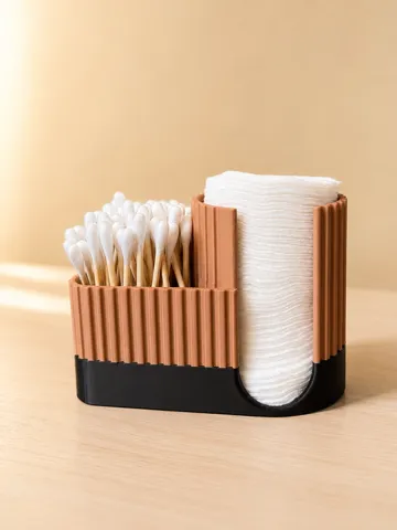Organizador: Cotton Swab & Pad Holder – Bathroom Organizer — vista de referencia 3