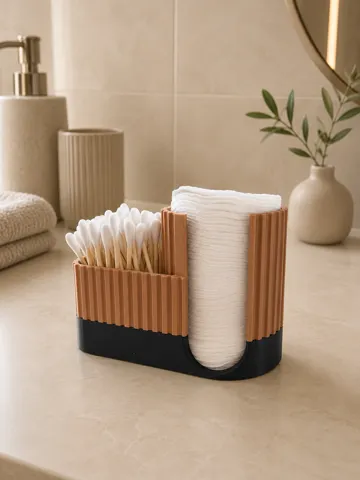 Organizador: Cotton Swab & Pad Holder – Bathroom Organizer — vista de referencia 4