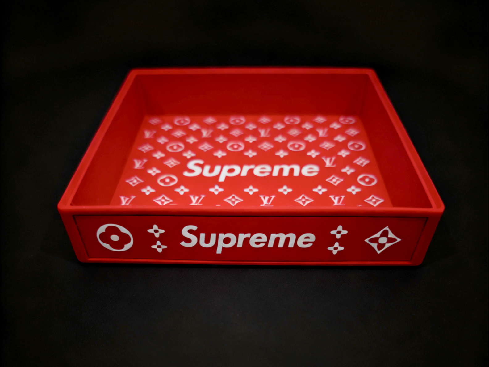 Supreme&LV联名款首饰收纳盒（可堆叠）