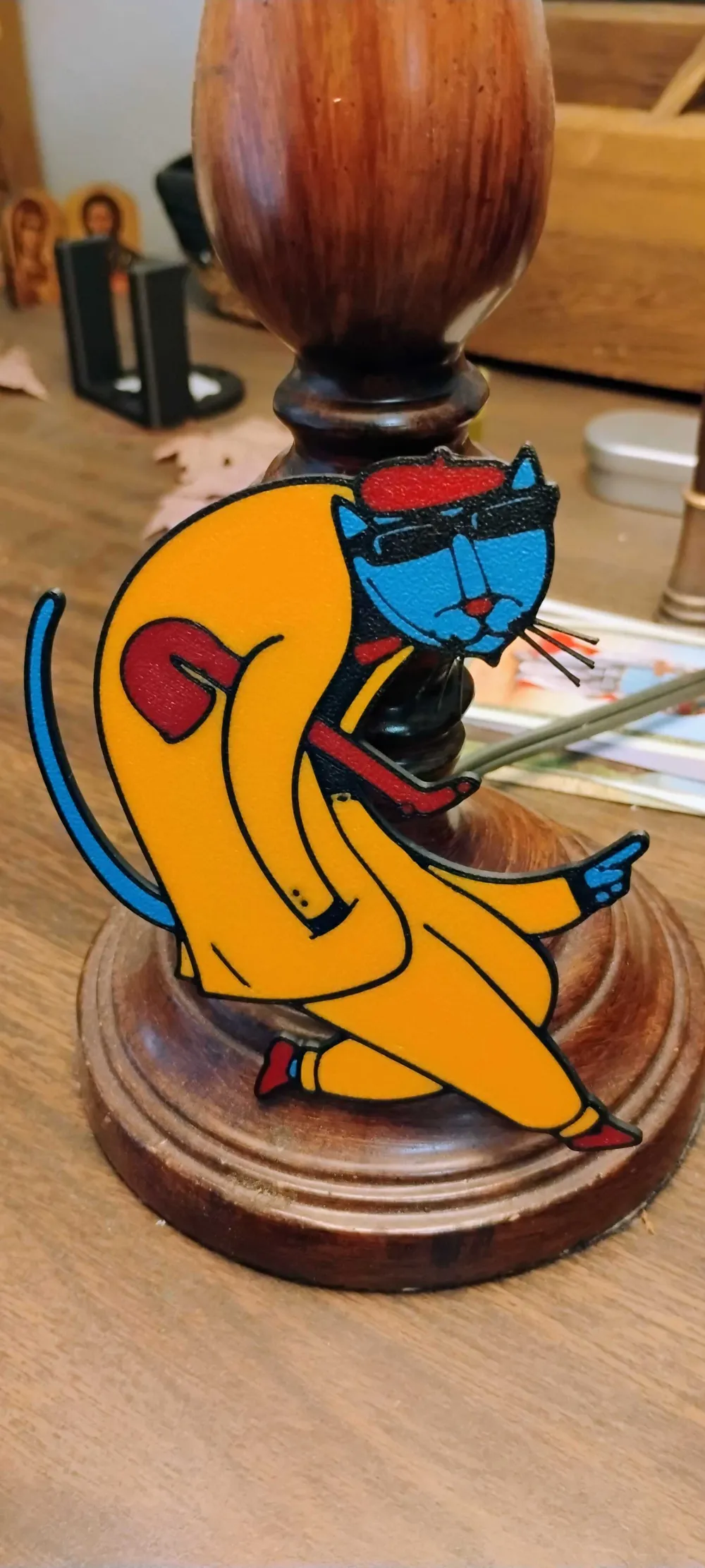 Jazz Cat Keychain - Free 3D Print Model - MakerWorld
