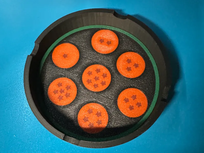 Removable Base Ash Tray, Dragon Balls!