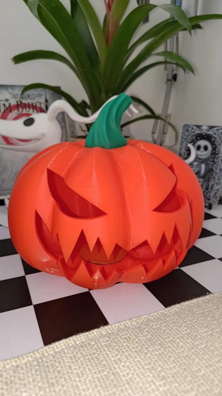 Jack O' Lantern Pumpkin LED Lamp kit 001 - Free 3D Print Model - MakerWorld