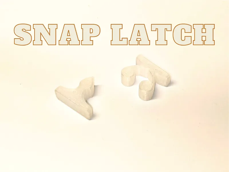 Spring Clip Latch – Two-Piece Snap Mechanism