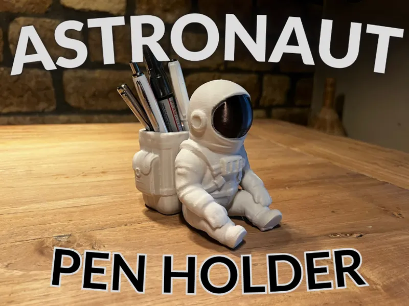 Astronaut Pen Holder - Desk Organizer