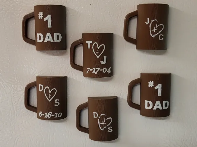 Personalized Cup Magnet
