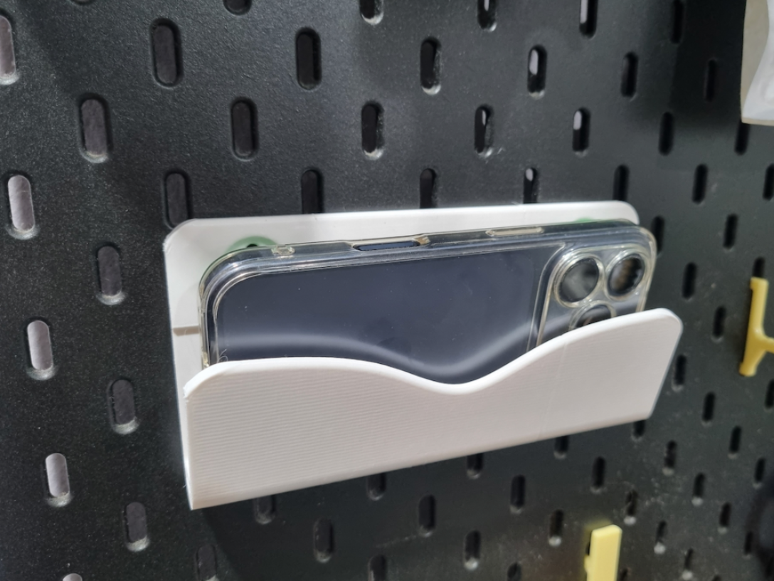 Skadis Pegboard Phone Holder | Horizontal