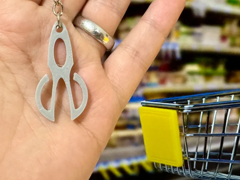 TrolleyRocket - UK £1 Supermarket Trolley Key Coin