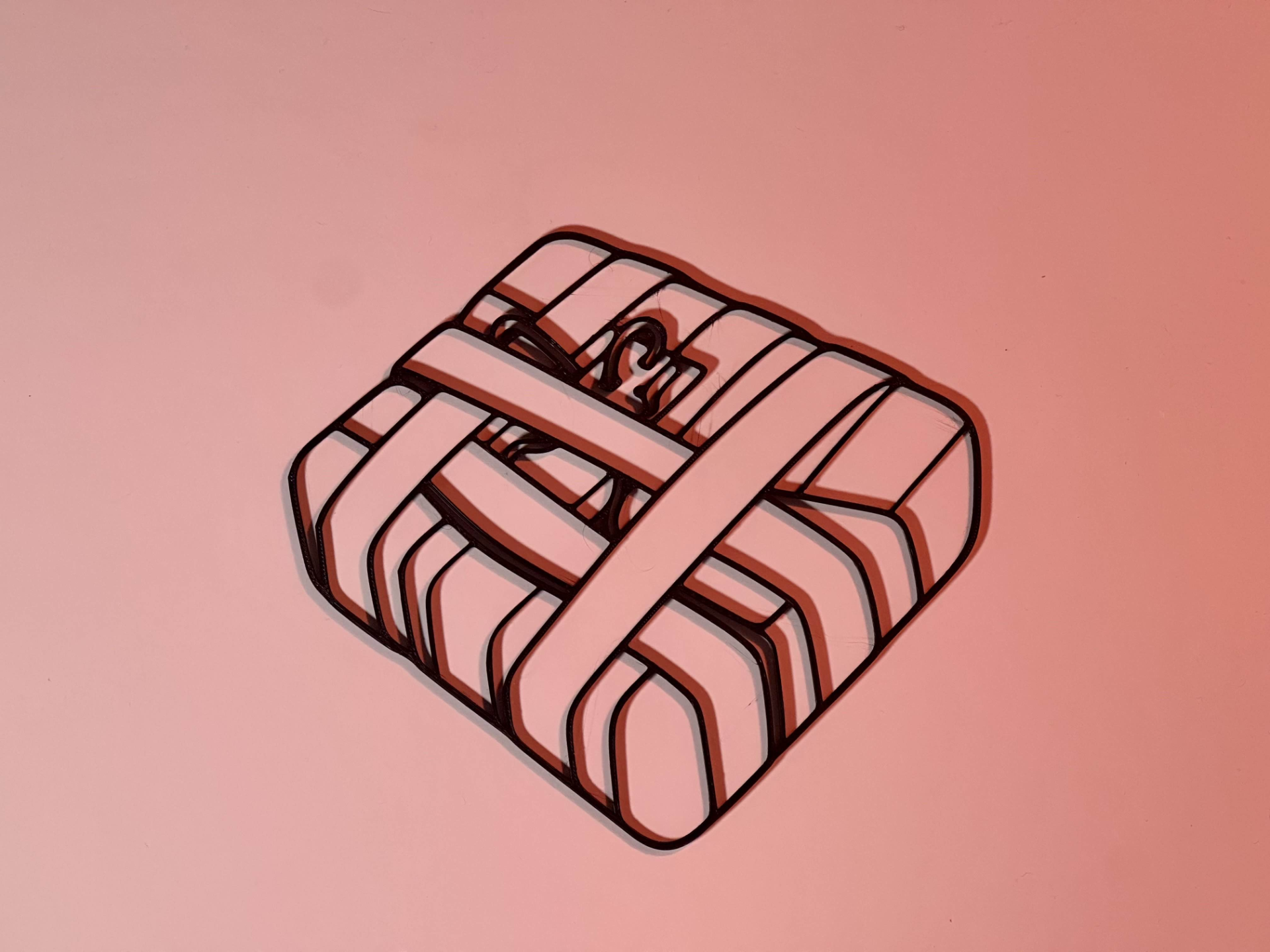 Art mural Line Art Timed Explosive Charge C4 Rust