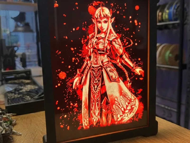 ZELDA / THE LEGEND OF ZELDA NEON FRAME