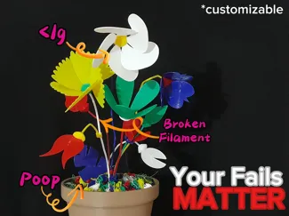 Pooppy Flower - a Filament Recycling Plant