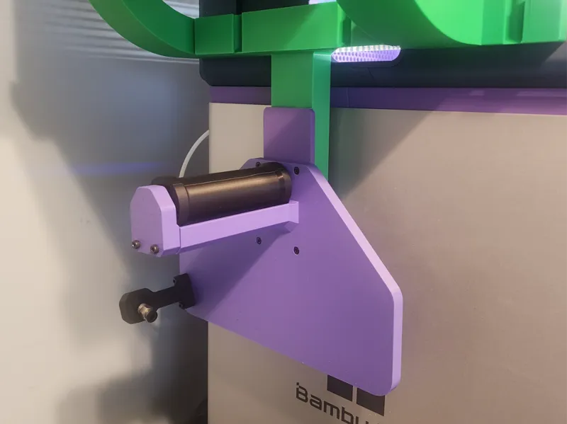 Side mount spool for Dual AMS on X1 carbon