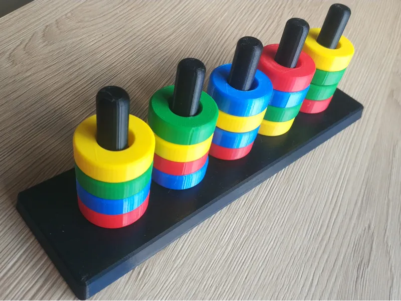 Colorful towers