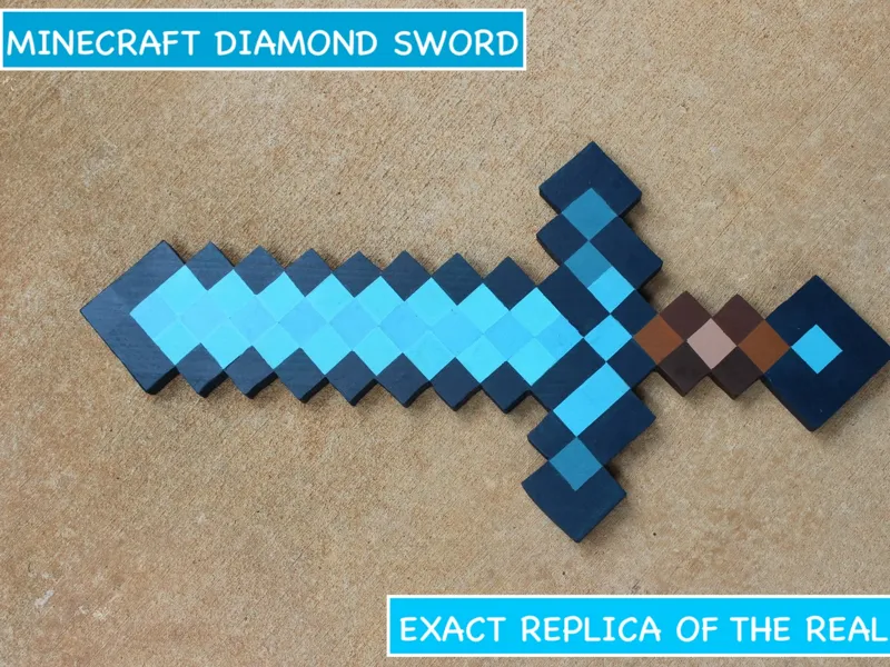 Minecraft diamond sword