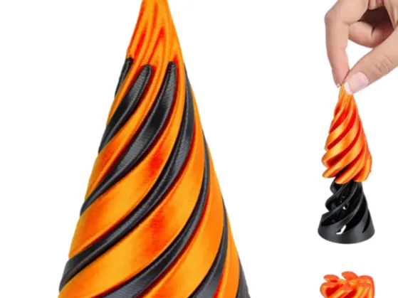 Multi-Size Spiral Fidget Cone 