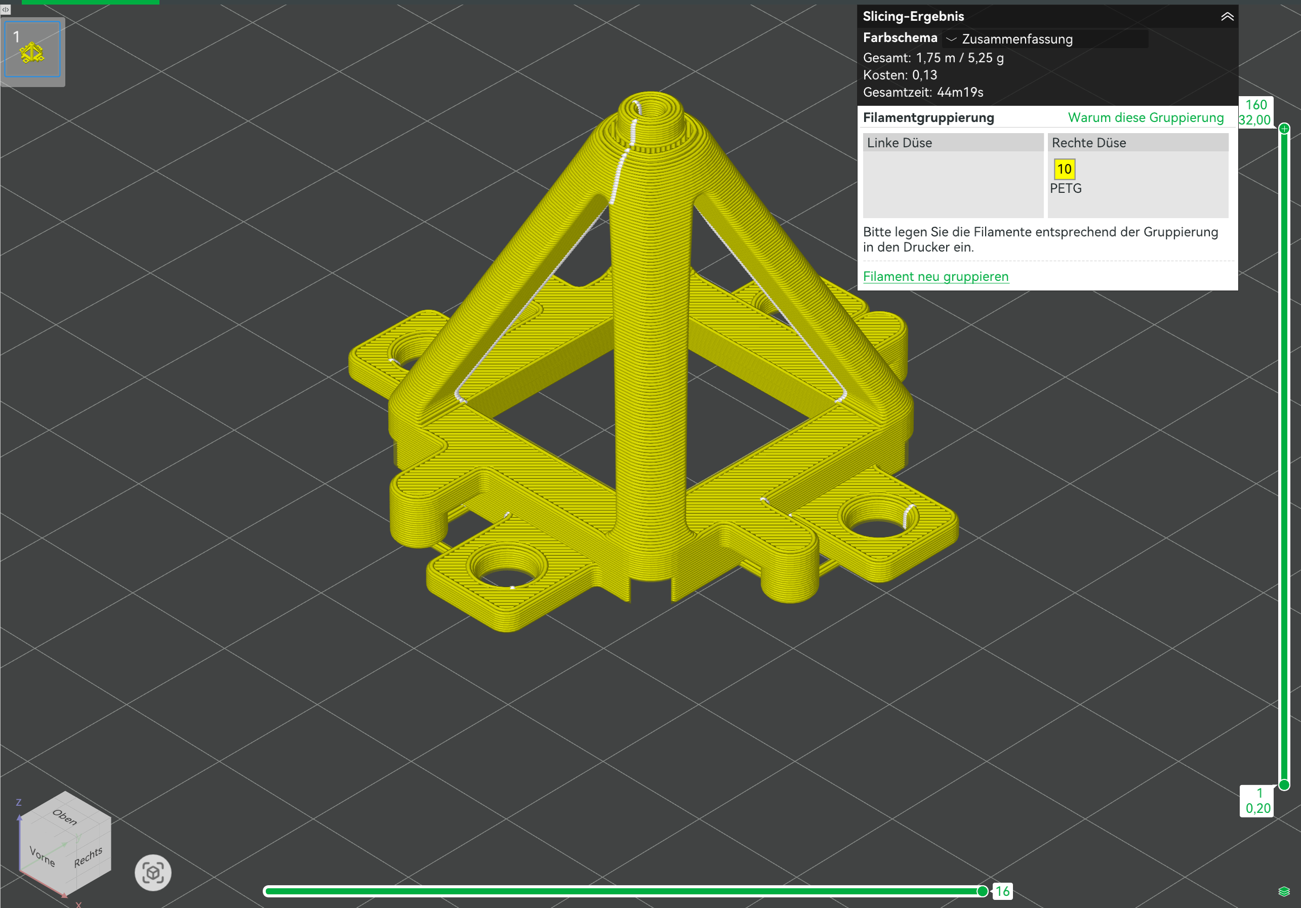 Miniatura 3 do modelo 3D Malerpyramide