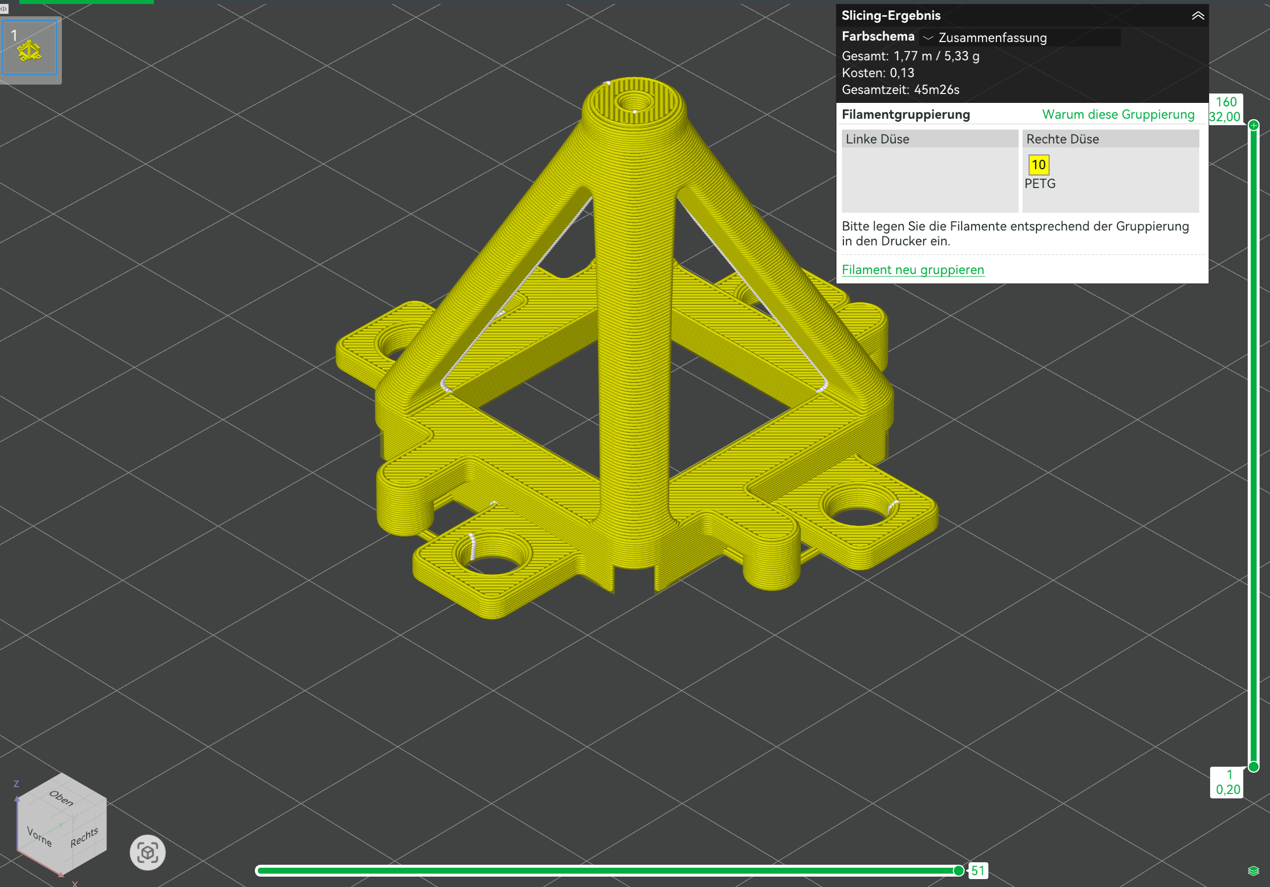 Miniatura 6 do modelo 3D Malerpyramide