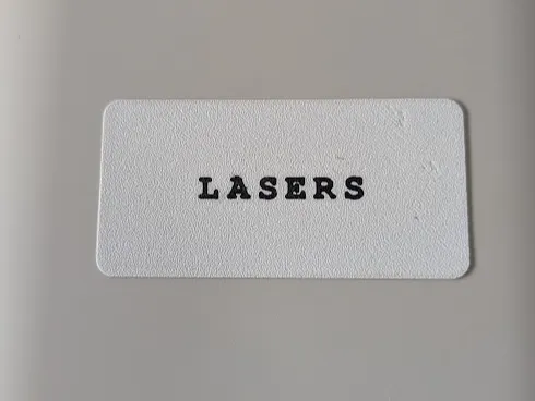 Flat label
