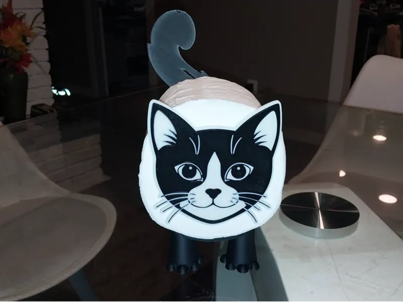 Cute Cat Toilet Paper Storage Holder