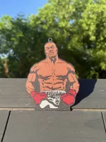 Porte-clés Iron Mike Tyson — fan art boxe — photo 4