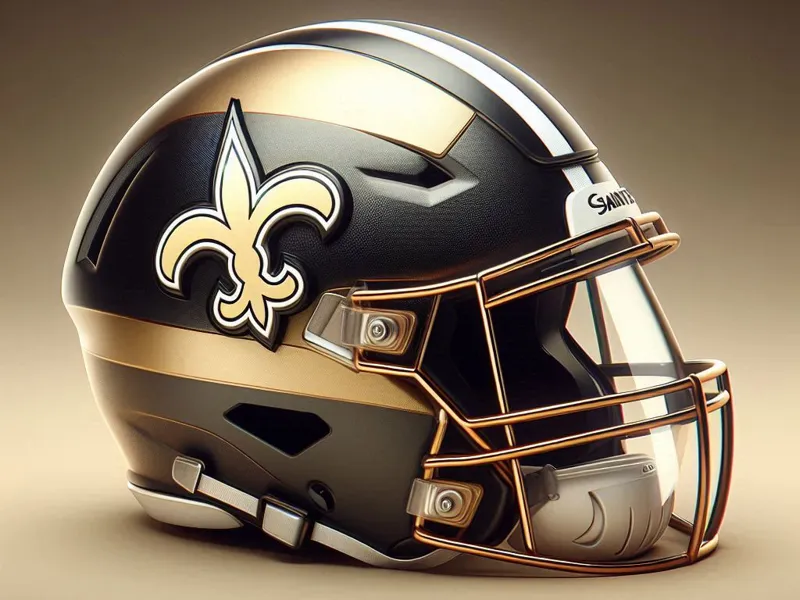 saints helmet designed by me