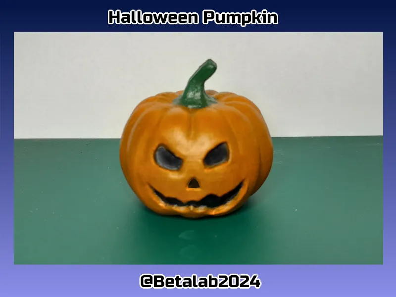 Halloween Pumpkin Classic - Free 3D Print Model - MakerWorld