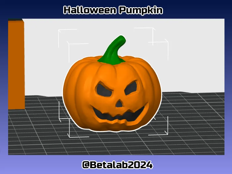 Halloween Pumpkin Classic - Free 3D Print Model - MakerWorld