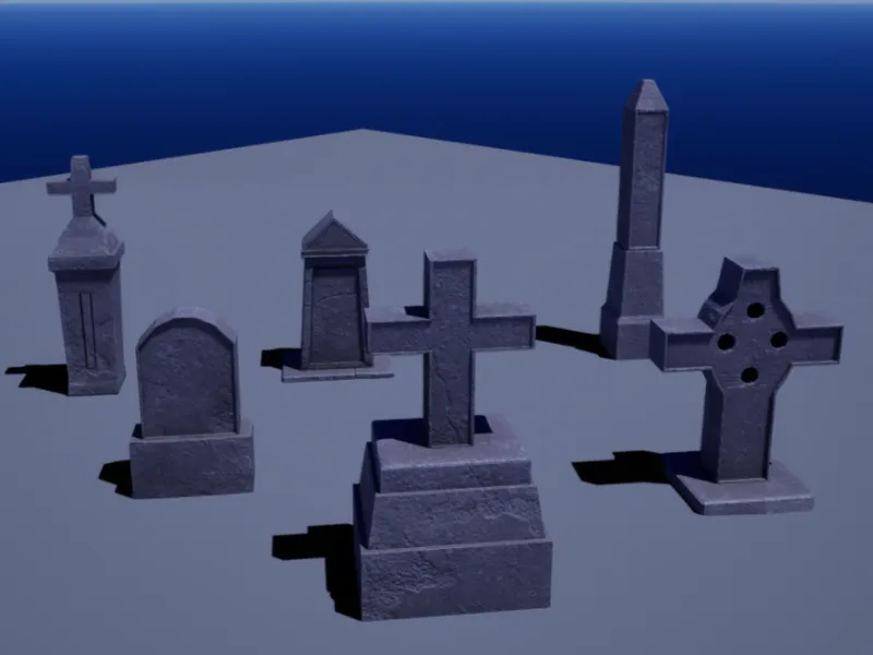 Spooky Tomb Collection – Set of 6 