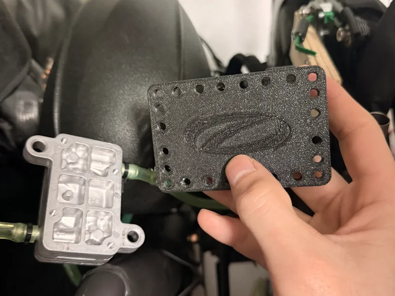 Paramotor FuelPump holder
