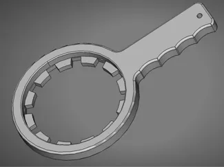 Water filters wrench