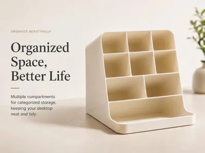 Compact Multi-Use Case Tool Storage Stationery Storage